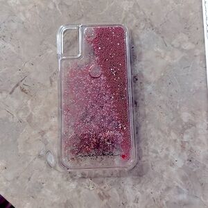 Case-Mate iPhone X XS Pink Glitter Waterfall Case NIB